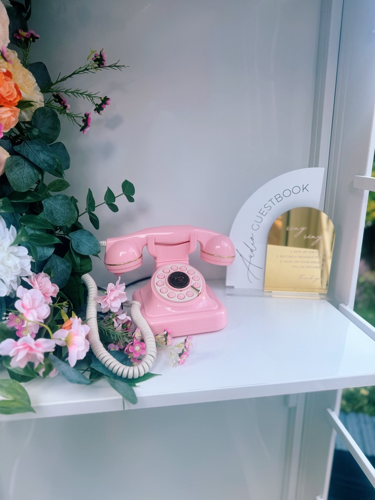 The Signature Audio Guestbook - vintage phone rental for weddings and events